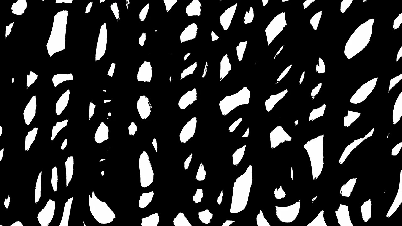 Dynamic Black Scribble Brush Stroke Animation Transition