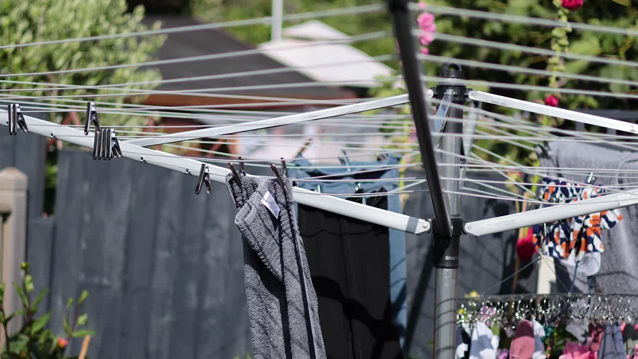 웨스트 서섹스 가든의 야외 세탁 건조