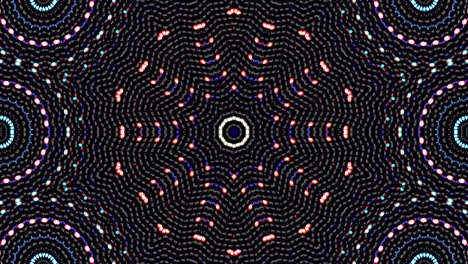 beautiful abstract kaleidoscope that shines, a radiant light that regulates the subtle movements