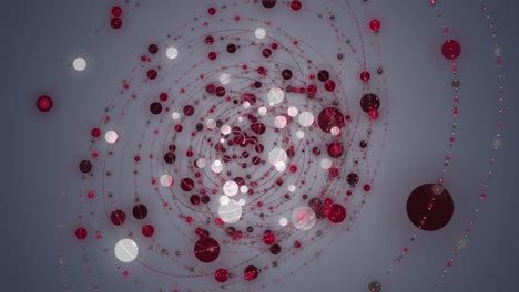 animación fantástica con objeto de rayas de partículas en cámara lenta, 4096x2304 bucle 4k