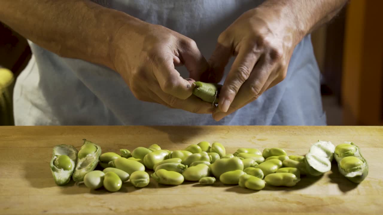 Preparing Fava Beans