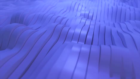 ondas de goma desplazadas.