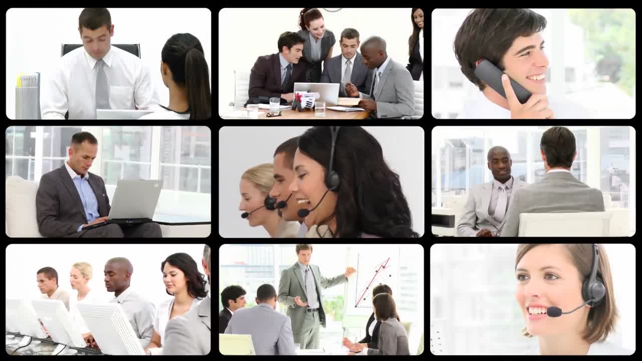 анимация, представляющая амбициозную компанию.