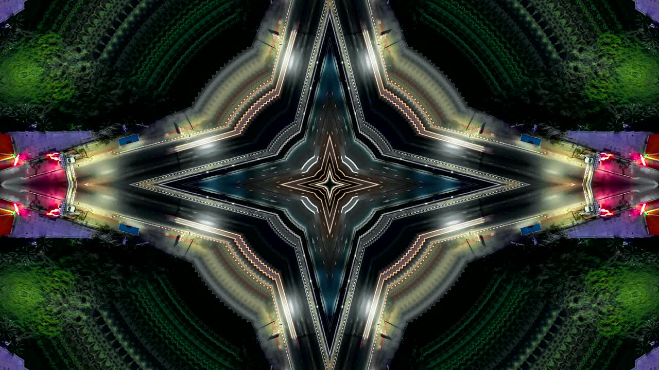 el fondo del kaleidoscopio digital abstracto. la hermosa textura multicolor del caleidoscopio.