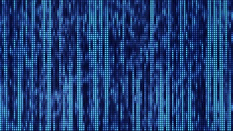 modello astratto a quadratura a sfondo blu movimento per dati, techno, modello di loop video retro