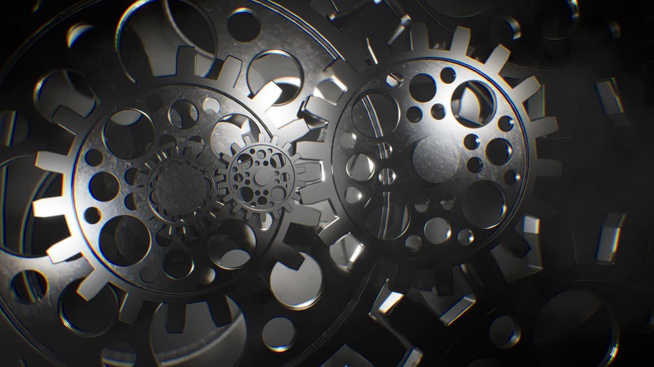 engranajes de bloqueo complejos