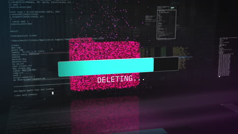 Sensitive security data is deleted from computer cloud folders