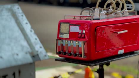 Close-up-shot-of-impinger-machine-installed-for-checking-the-air-quality