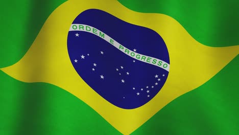 brazil background flag texture waving - video loop seamless