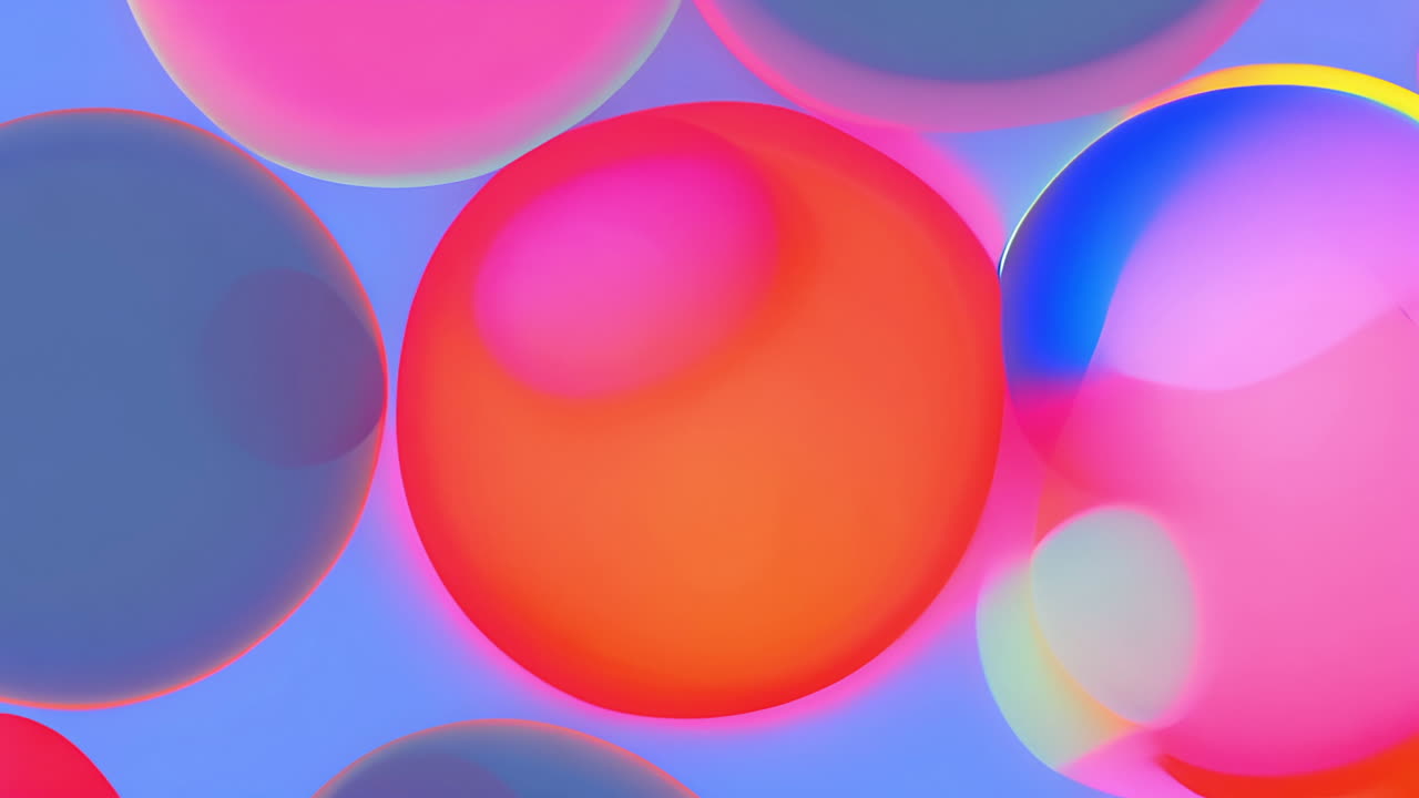 Vibrant Abstract Circles Background