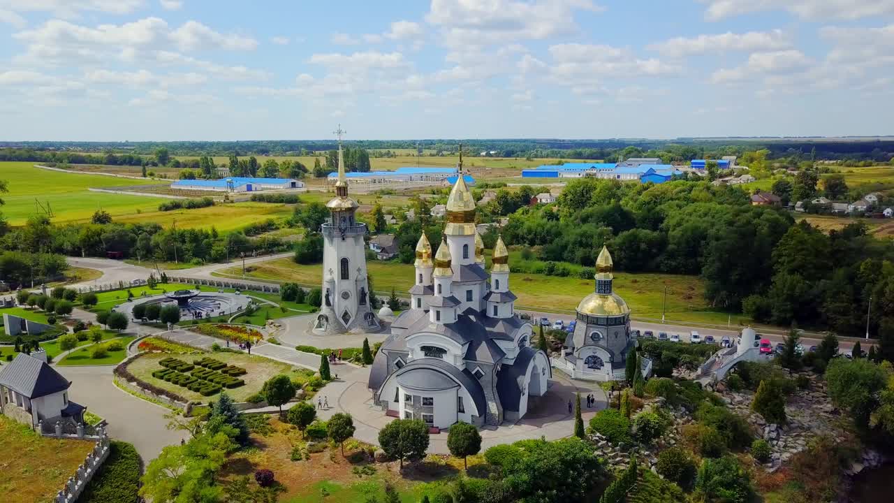 Landscape Park, Church of St. Eugene, Aerial view 17