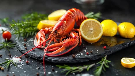 lobster with lemon and rosemary