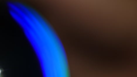 colorido único como luces de arco iris. rgb rojo verde azul efecto de luz para la transición o fugas de luz para componer películas