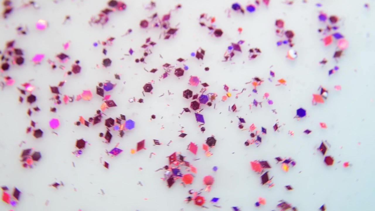 Glitter confetti scattered background