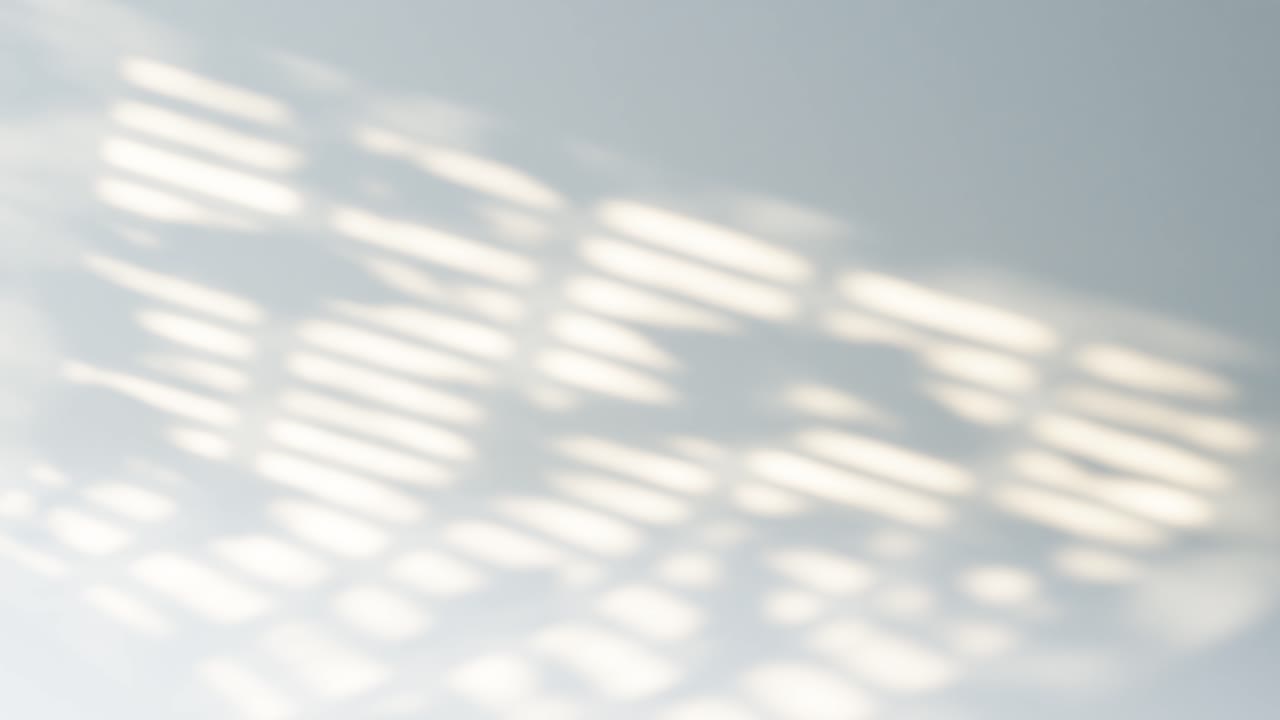 Abstract Light and Shadow Patterns Moving on a Wall