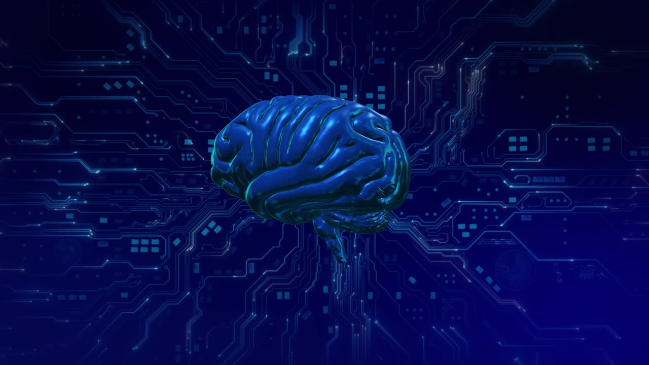 Eye cyber security digital interface brain human ai brain artificial intelligence brain science