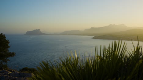 coastal sunset view from a clifftop