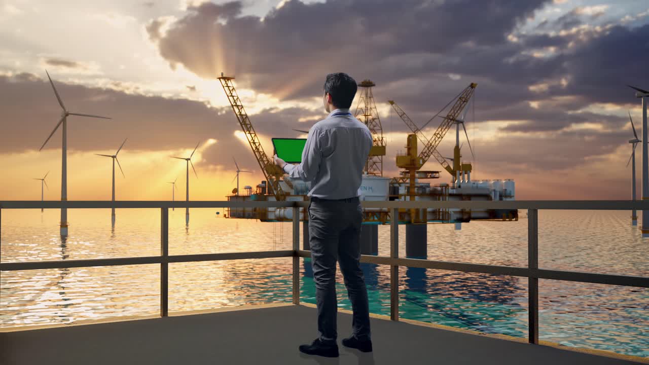 해상 풍력 농장 및 석유 기구 유지보수