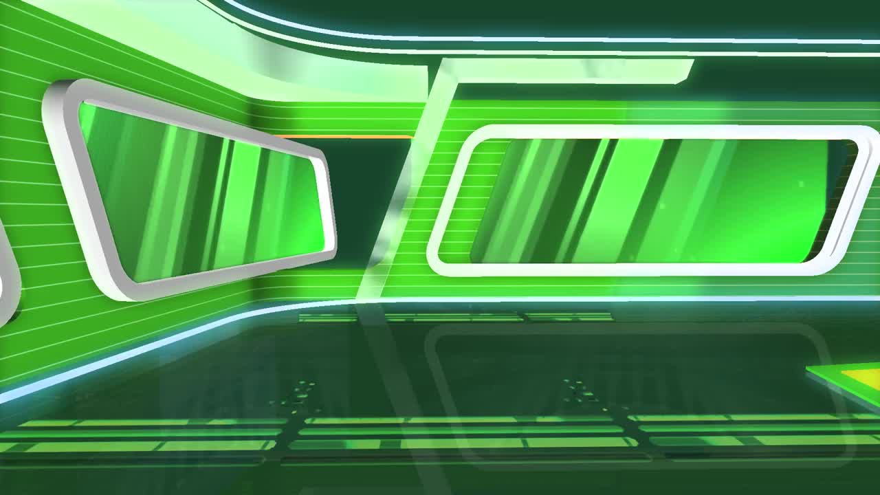 3D Virtual Sports Studio Set Background