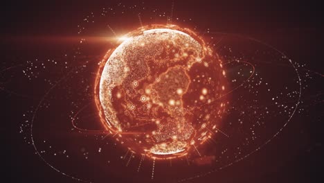 visualización digital de la tierra