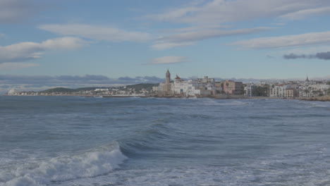 Antiguo-Pueblo-Costero-En-Las-Primeras-Horas-De-La-Mañana