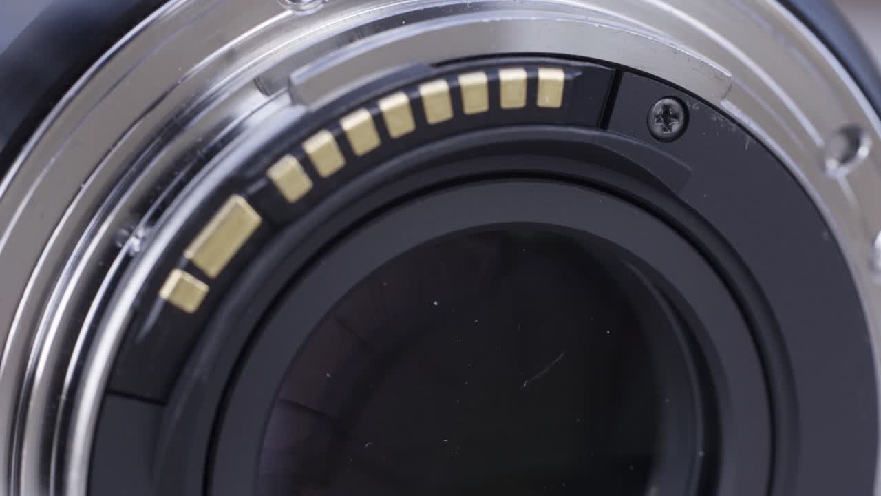 카메라 렌즈의 클로즈업