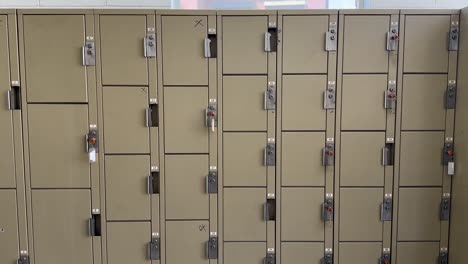 steel private mailboxes inside the city post office