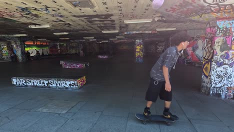 skateboarders performing tricks in urban skatepark