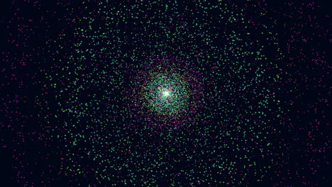 dazzling star cluster a stunning array of varying sizes and colors illuminates the dark expanse