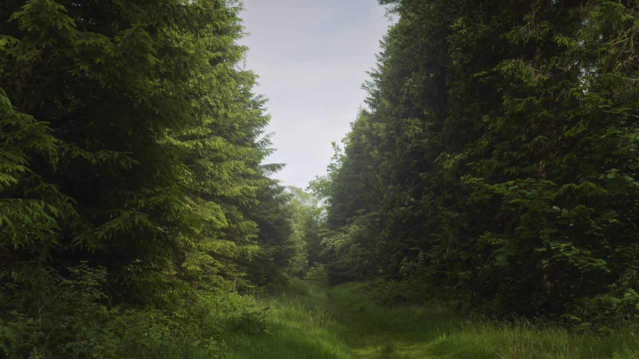 Attraversando un bosco denso, ripresa in 4K con Sony a7siii + Ronin RS 3