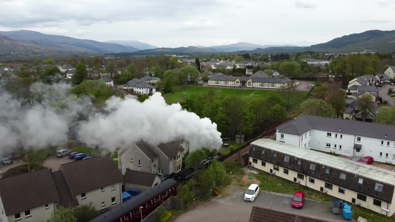 Steam Train in Fort William - Scotland