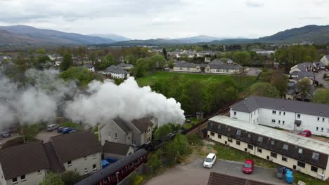 steam train in fort william - scotland