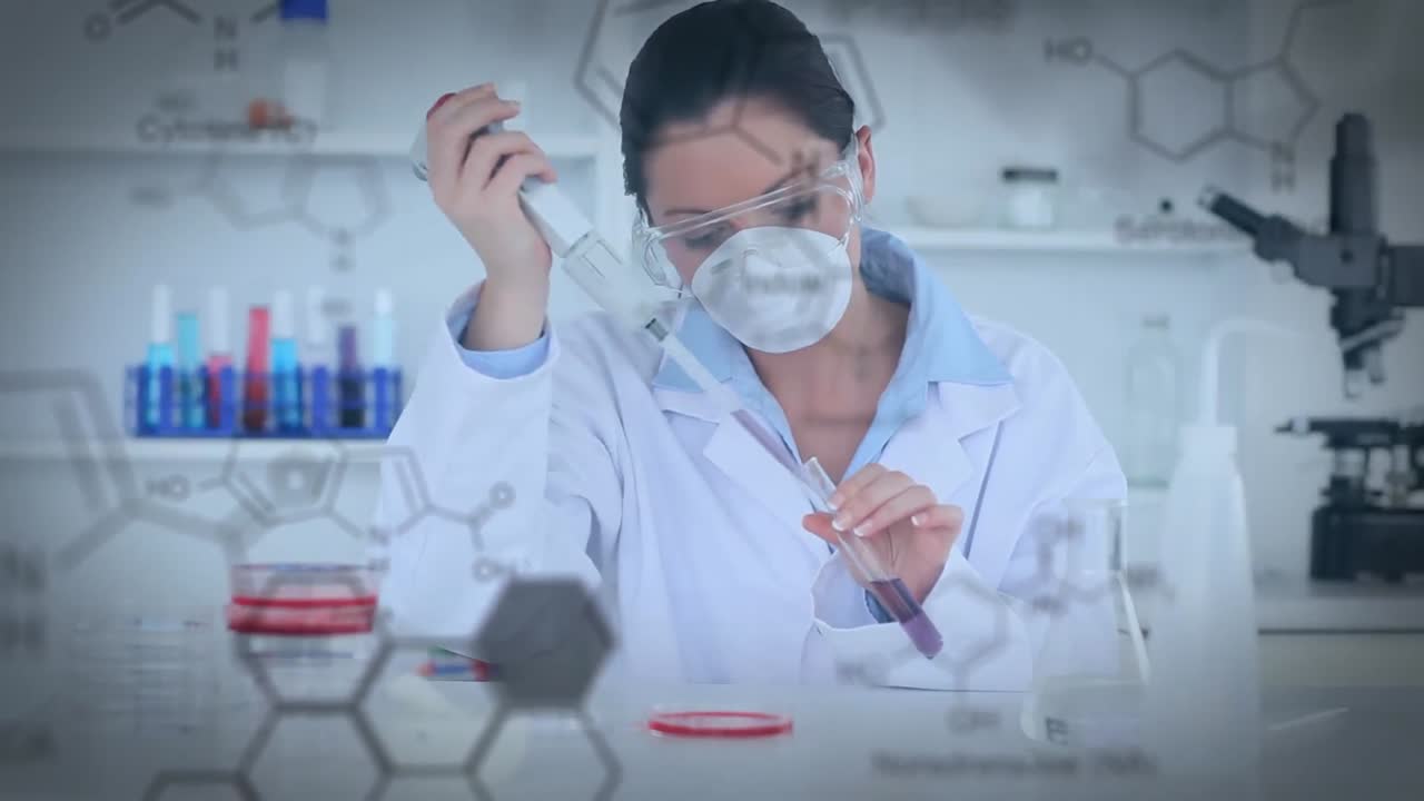 Científico en un laboratorio