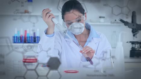 científico en un laboratorio
