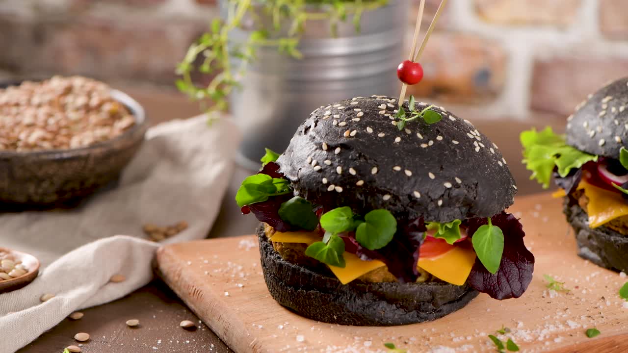 hamburguesas de verduras a la parrilla
