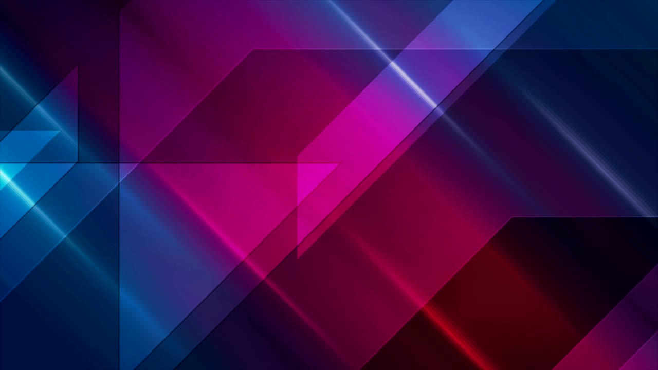 azul púrpura oscuro brillante animación de video de alta tecnología