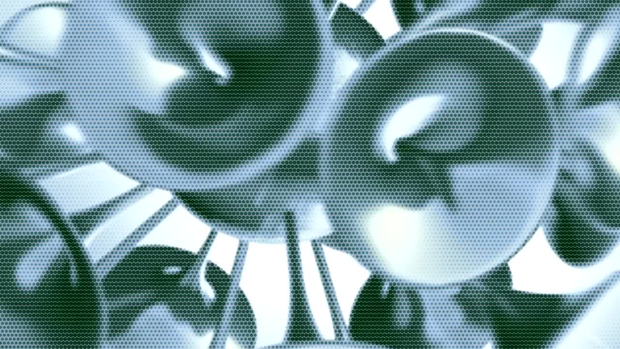 fondo de movimiento animado que muestra un saxofón de trompeta tocando música