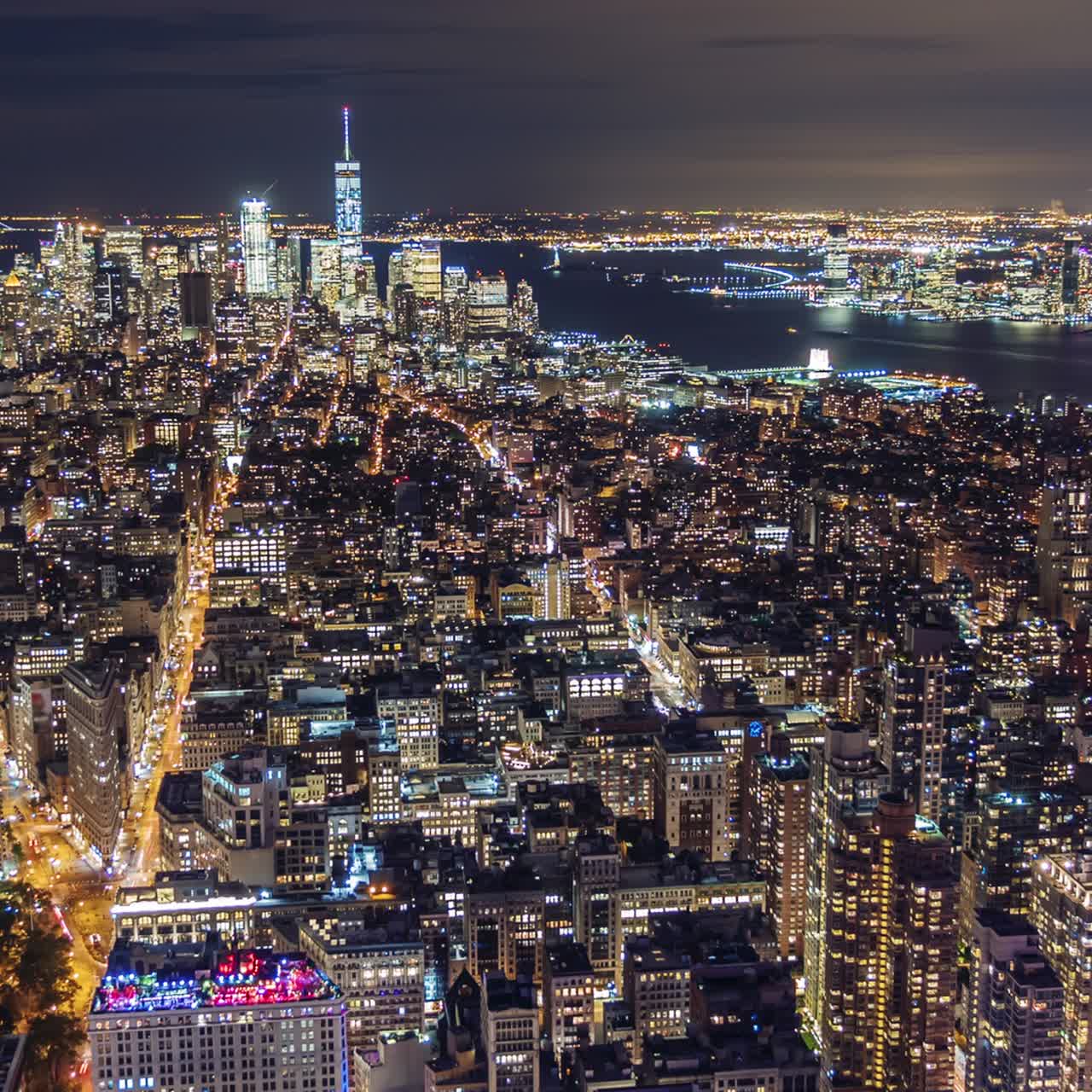 Manhattan New York - Timelapse aereo