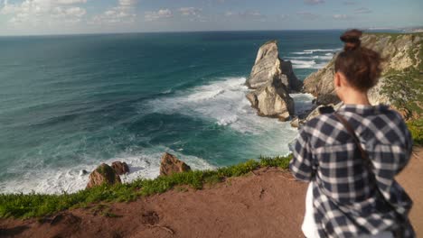 coastal photography of cabo da roca, portugal