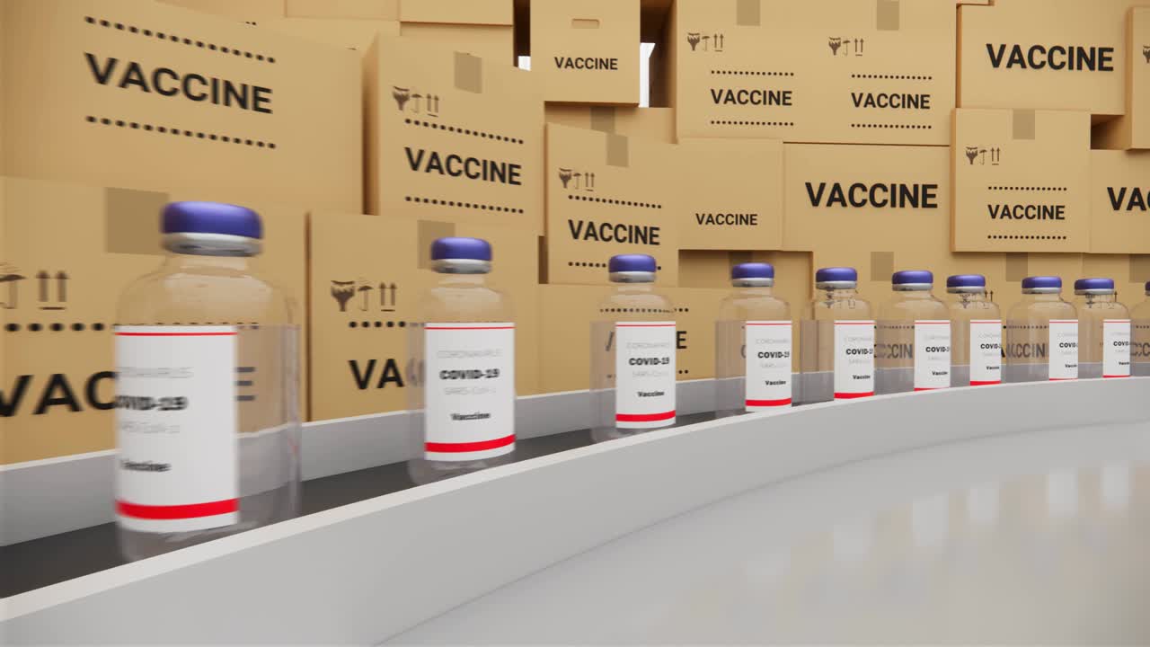 코로나바이러스 백신은 인증되고 주사 준비가 되어 있습니다. 많은 가족들이 코로나19와 sars에 대한 백신 접종을 기다리고 있습니다.