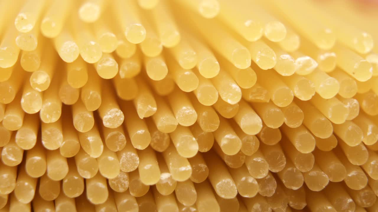 Raw Spaghetti, macro shot as background