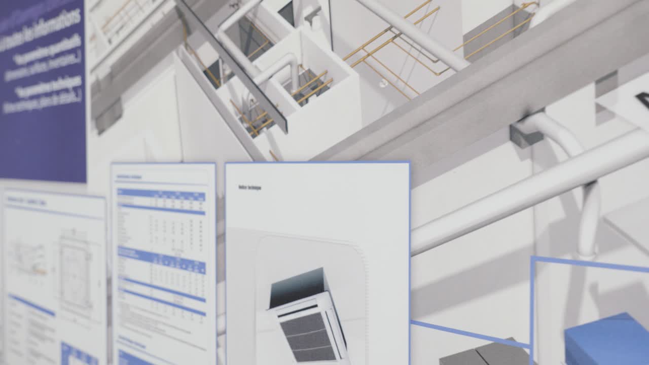 3D Model of Archives Building Floor Plan