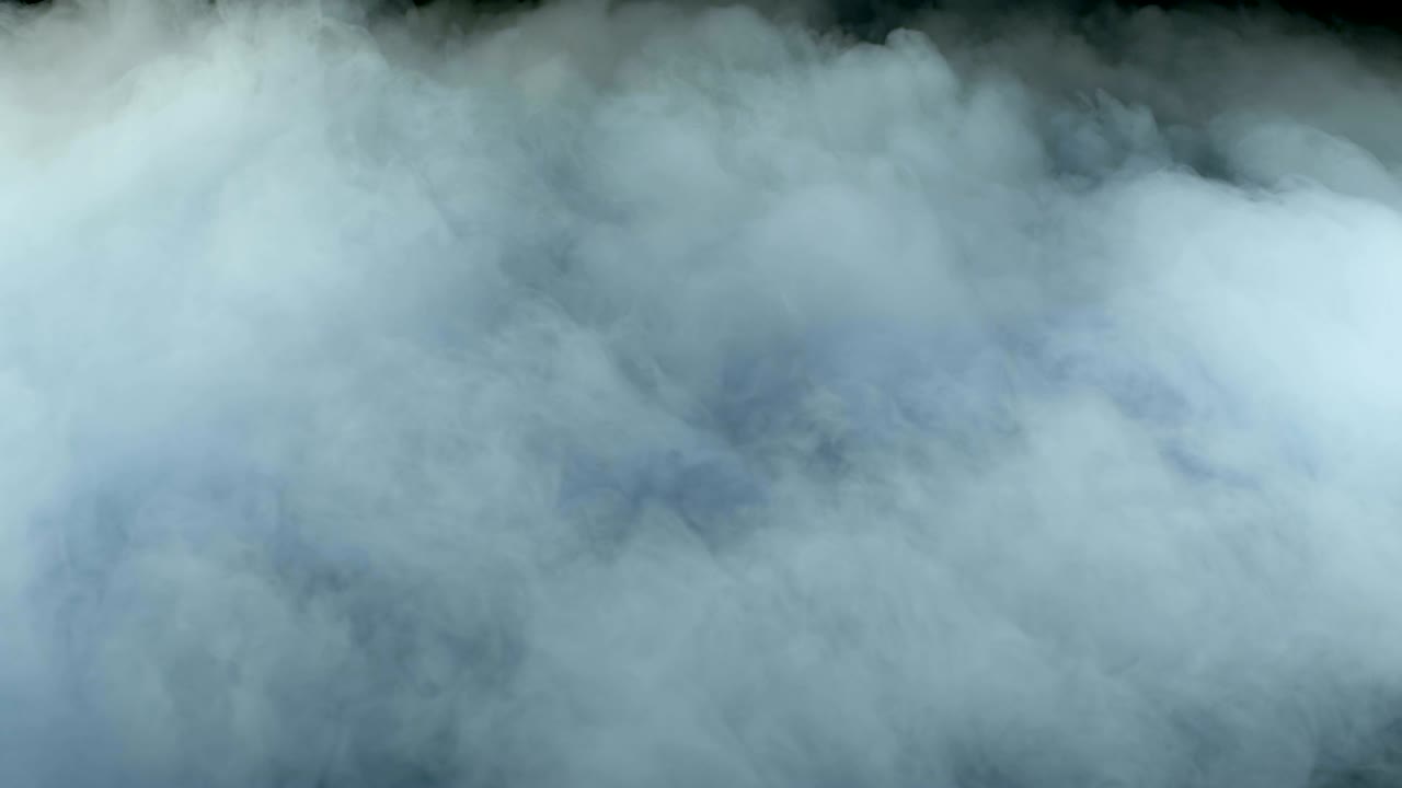 현실적인 건조 얼음 연기 구름