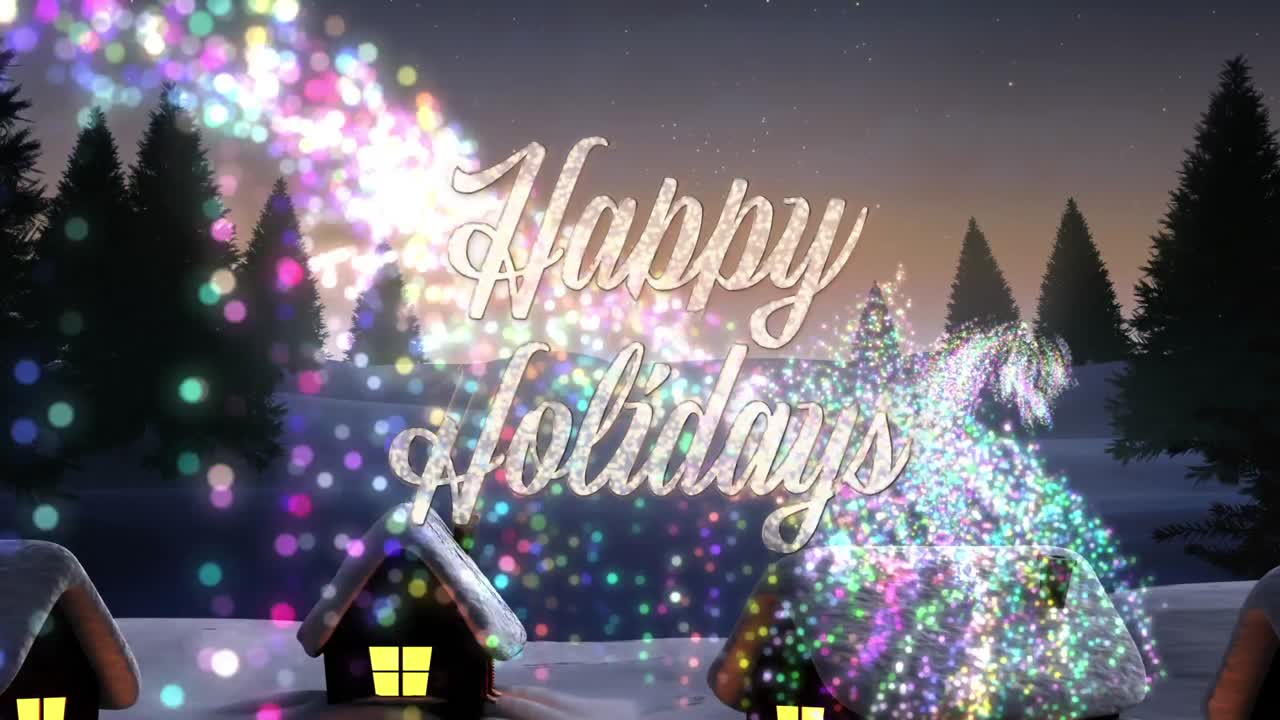 크리스마스 에 시골 에서 떨어지는 별