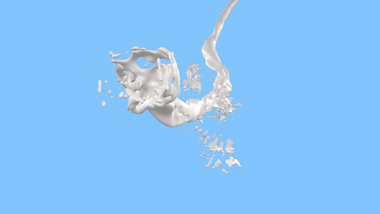 우유 스플래시, 현실적인 천연 유제품, 광고에 맞게 쉽게 사용자 정의 할 수 있으며 사용자 정의 배경을 대체 할 수 있습니다.