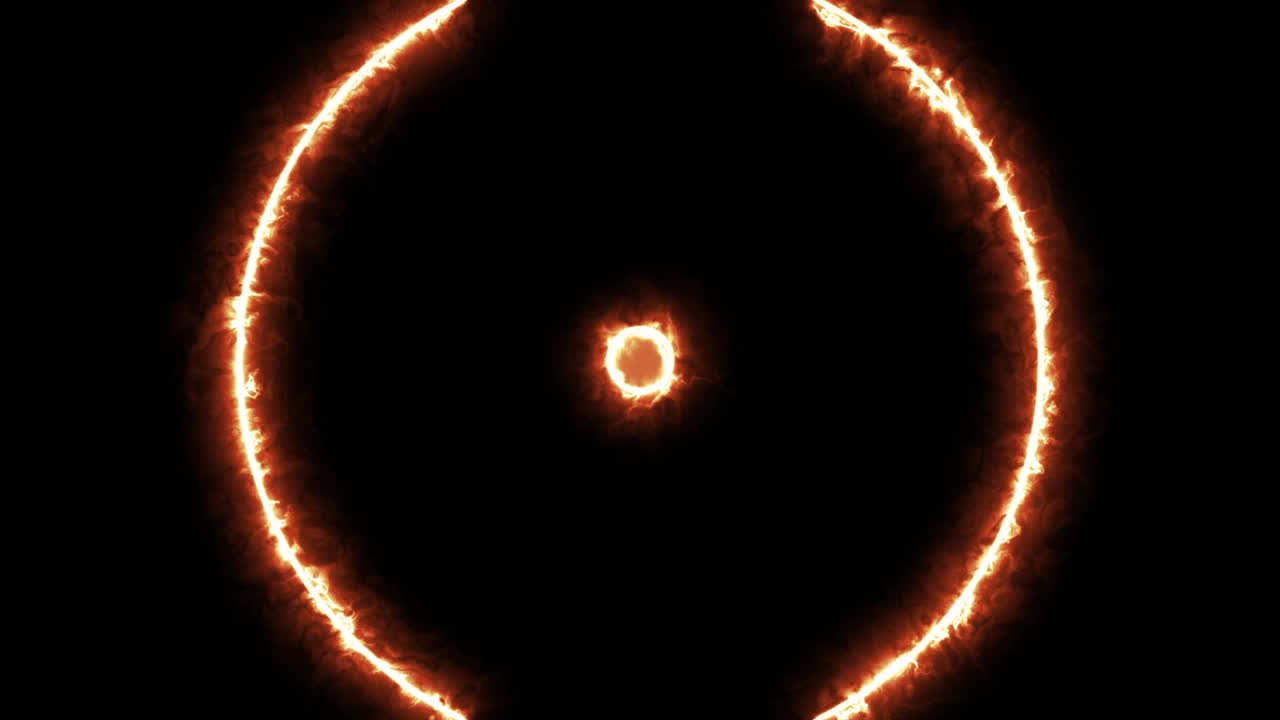 solar wave circle energy overlay effect loop