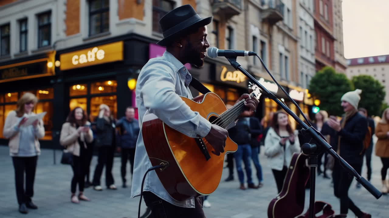 Street Musician Performing