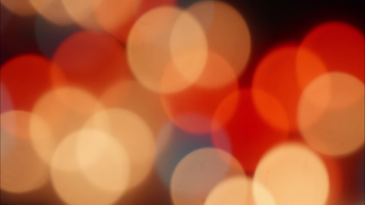 Effetto Sfondo Astratto con Luci Bokeh Calde