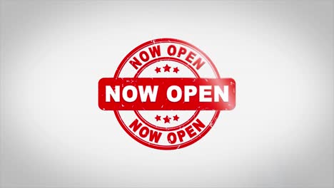 now open sign