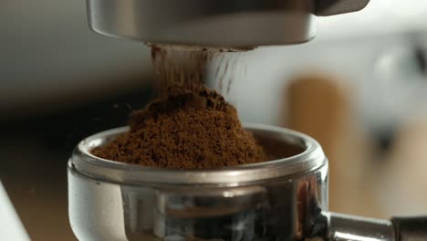 espresso machine preparing coffee